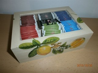 6 Rekeszes teásdoboz I.